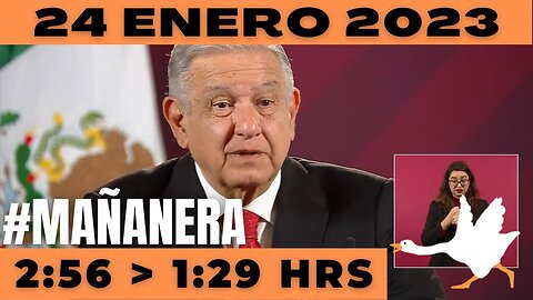 💩🐣👶 #AMLITO | Mañanera Martes 24 de Enero 2023 | El gansito veloz de 2:56 a 1:29.