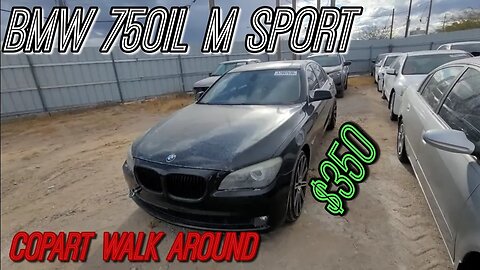 BMW 750 For $350, RV's, Copart Walk Around