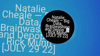 Natalie Cheale — Big Data, Brainwashing and Depop 🧾 Rick Munn [July 29 22]