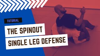 Single Leg Defense - The Spinout Tutorial - Standing in BJJ