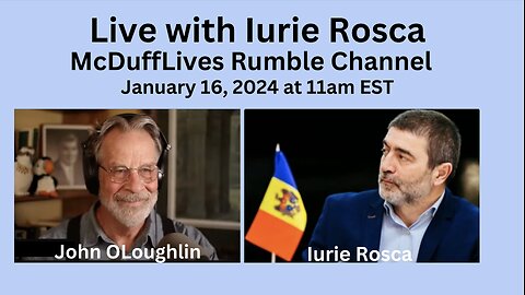 Live with Iurie Rosca, January 16, 2024