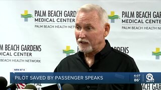 Pilot who suffered medical emergency during flight describes 'God's plan'