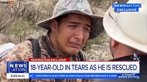 Illegal Migrant Cries To TX Sheriff After Escaping Cartel & Was Abandoned In The Desert By Smuggler