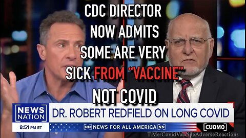 CDC Director During Rollout Capitulates That People Are Very Sick From "Vaccine" Not Covid