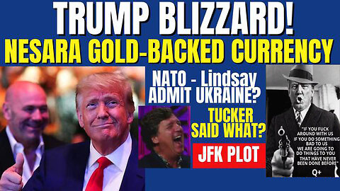 Trump Blizzard! Nesara Gold-Back Currency - JFK Plot