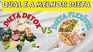 Flexible vs. Flexible Diet Detox Diet: What is the Best Choice? | Qual é a Melhor Escolha?