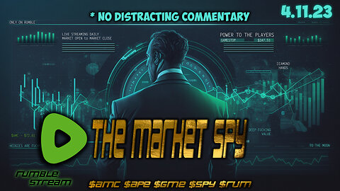 Silent Market Watch: Live $AMC, $APE, $GME, $RUM, & $SPY Charts with Lofi Music