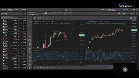 LIVE - MERCADO CRIPTOMOEDAS