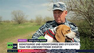 RT-DE-Exklusiv: Diensthunde und Hundeführer sind effizientes Team für lebensrettende Einsätze