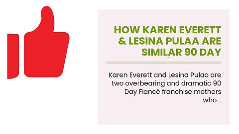 How Karen Everett & Lesina Pulaa Are Similar 90 Day Fiancé Mothers