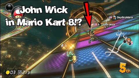 JOHN WICK IS IN MARIO KART 8!! with Mynerdyhome & Geeks and Gamers fans