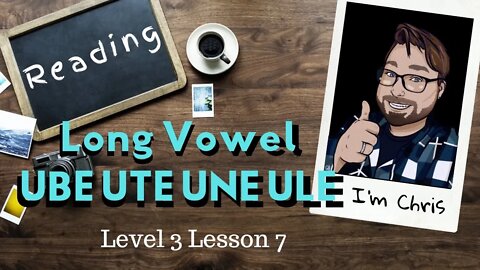 Adult Phonics Level 3 lesson 7 Long Vowel U: UBE UTE UNE ULE Sounds and Words | Learn How to Read