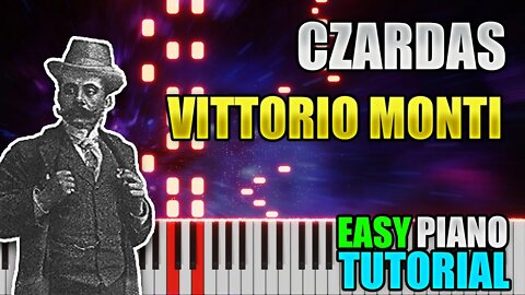 Czardas - Vittorio Monti | Easy Piano tutorial