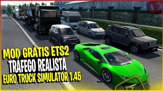 ▶️ETS2 1.45 TRÁFEGO REALISTA PARA EURO TRUCK SIMULATOR 2 1.45