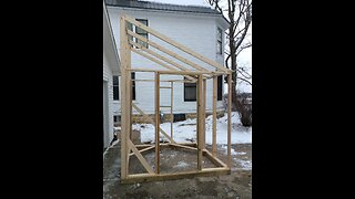 Mobile Wood Frame Greenhouse part 3