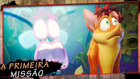 Crash Bandicoot 4 it's about time, A primeira missão | Gameplay PT-BR #1