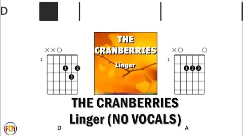 THE CRANBERRIES Linger FCN GUITAR CHORDS & LYRICS NO VOCALS
