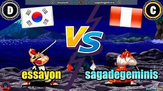 Samurai Shodown (essayon Vs. sagadegeminis) [South Korea Vs. Peru]