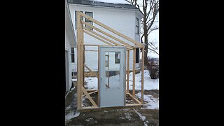 Mobile Wood Framed Greenhouse part 4