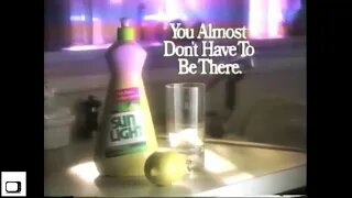 Sun Light Dish Washing Liquid Commercial (1989)