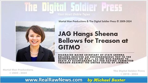 JAG Hangs Shenna Bellows for Treason