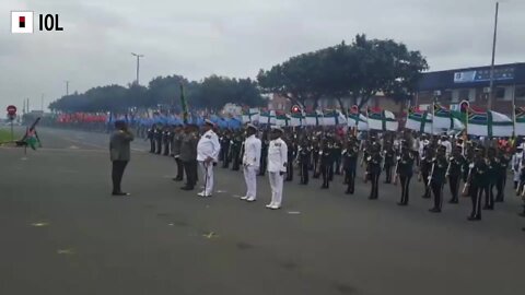 Watch: SANDF Observing 21 Gun Salute at Armed Forces Day