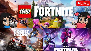 🔴LIVE:🚨🚨Happy Saturday FORTNITE TIME WITH LEGOS + ROCKET RACING + FORTNITE FESTIVAL 🚨🚨