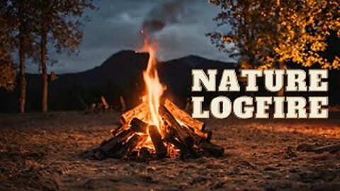 Nature Logfire | Outdoor relaxing fire in the evening