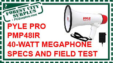 Pyle Pro PMP48IR 40-Watt Megaphone Specs And Field Test