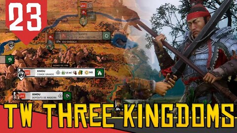 Fim do Reino de WU - Total War Três Reinos Lu Bu #23 [Série Gameplay Português PT-BR]