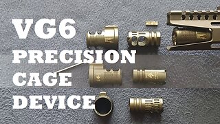 VG6 PRECISION, CAGE DEVICE (CONCUSSION ALTERING GAS EXPANSION DEVICE). CALIBER: MULTI. MADE IN USA.