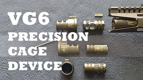 VG6 PRECISION, CAGE DEVICE (CONCUSSION ALTERING GAS EXPANSION DEVICE). CALIBER: MULTI. MADE IN USA.