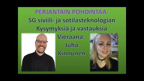 Perjantain pohdintaa - 5G siviili ja sotilasteknologia - Juha Kinnunen