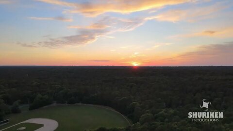 Brewster Sunset 4k Aerial : Brewster, MA