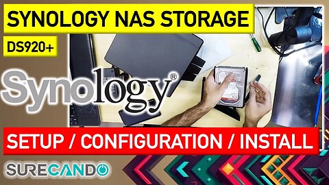 Synology DiskStation DS920+ 4x8TB WD Red + 2x512GB SSD Cache Setup Install Configuration