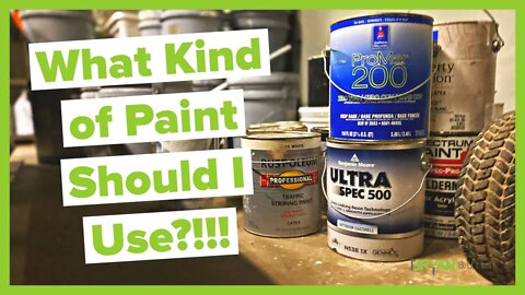 What Paint Should I use | What sheen should I use | Sheens explained | Surprise Announcement!