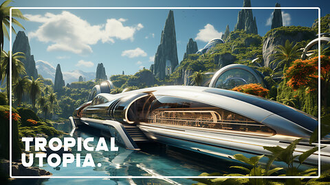 Futuristic Tropical Utopia - Atmospheric and euphoric ambient music to relax or concentrate to