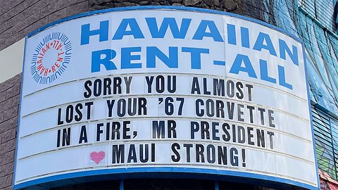 A HAWAIIAN LOCAL DELIVERS HYSTERICAL MESSAGE TO JOE BIDEN RELATED TO HIS INSENSITIVE REMARKS