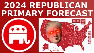 2024 Republican Primary Prediction Map (January 8, 2024)