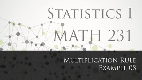 Multiplication Rule: Example 08