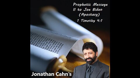 Jonathan Cahn’s Prophetic Message II to Joe Biden (The White House Apostasy)