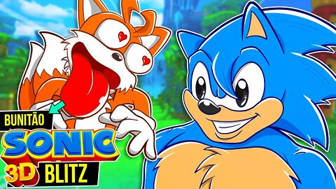 SONIC ganhou um JOGO MUITO LINDO 😯| Sonic 3D Blitz