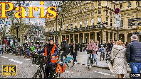 Paris, France🇫🇷 - March 2024 4K HDR Paris Walking Tour