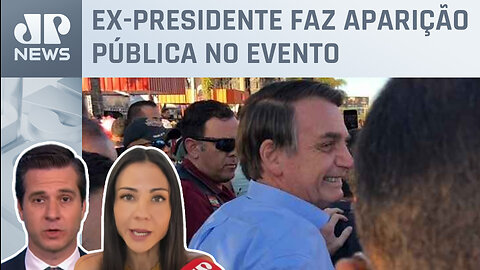 Bolsonaro reúne apoiadores no Capital Moto Week, em Brasília; Amanda Klein e Beraldo analisam