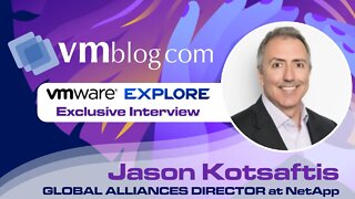 #VMwareExplore 2022 NetApp Video Interview with VMblog (Data Management Solutions for the Cloud)