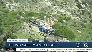 Safety tips for hikers during high heat conditions