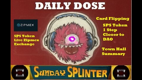 Sunday Splinter 03/06/22: SPS Updates and Card Flipping