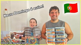 PREPARANDO MARMITAS DA SEMANA | COMPRA SEMANAL NO PINGO DOCE