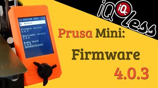 Prusa Mini: Firmware 4.0.3