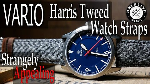 Strangely Appealing : Vario Herringbone Harris Tweed Strap Review